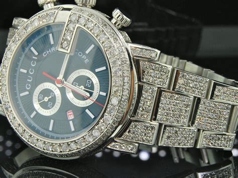 mens diamond gucci watch replica